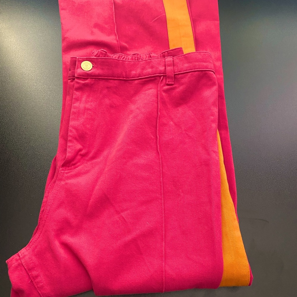Hot pink western pants!